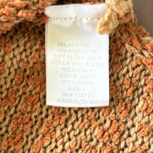 Bad Little Country Girl Cozy Distressed Knit V-Neck Sweater Open Back - Picture 12 of 13